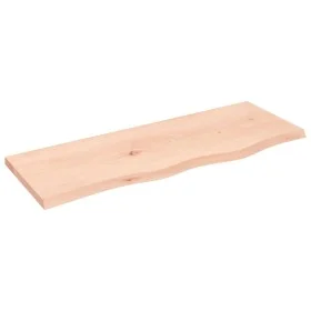 Solid untreated oak wood wall shelf 80x30x2 cm by vidaXL, Shelves and shelves - Ref: Foro24-363542, Price: 36,83 €, Discount: %