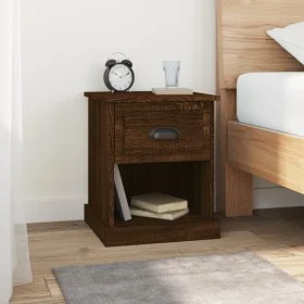 Nachttische 2 Stück braunes Eichenholz 39x39x47,5 cm von vidaXL, Nachttische - Ref: Foro24-816143, Preis: 57,14 €, Rabatt: %