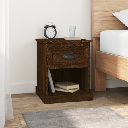 Nachttische 2 Stück braunes Eichenholz 39x39x47,5 cm von vidaXL, Nachttische - Ref: Foro24-816143, Preis: 57,68 €, Rabatt: %