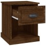 Nachttische 2 Stück braunes Eichenholz 39x39x47,5 cm von vidaXL, Nachttische - Ref: Foro24-816143, Preis: 57,68 €, Rabatt: %