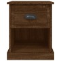Mesitas de noche 2 uds madera roble marrón 39x39x47,5 cm de vidaXL, Mesitas de noche - Ref: Foro24-816143, Precio: 57,40 €