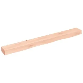 Solid untreated oak wood wall shelf 100x10x6 cm by vidaXL, Shelves and shelves - Ref: Foro24-363556, Price: 34,56 €, Discount: %
