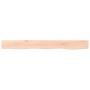 Estante de pared madera maciza de roble sin tratar 100x10x6 cm de vidaXL, Estantes y estanterías - Ref: Foro24-363556, Precio...