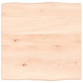 Massivholz-Tischplatte aus Eichenholz mit natürlicher Kante, 40x40x2 cm. von vidaXL, Tischplatten - Ref: Foro24-363860, Preis...