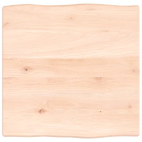 Massivholz-Tischplatte aus Eichenholz mit natürlicher Kante, 40x40x2 cm. von vidaXL, Tischplatten - Ref: Foro24-363860, Preis...