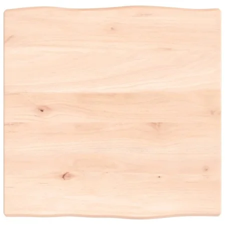 Tablero de mesa madera maciza roble borde natural 40x40x2 cm by vidaXL, Table tops - Ref: Foro24-363860, Price: 30,49 €, Disc...
