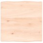 Massivholz-Tischplatte aus Eichenholz mit natürlicher Kante, 40x40x2 cm. von vidaXL, Tischplatten - Ref: Foro24-363860, Preis...