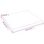 Tablero de mesa madera maciza roble borde natural 40x40x2 cm by vidaXL, Table tops - Ref: Foro24-363860, Price: 31,15 €, Disc...