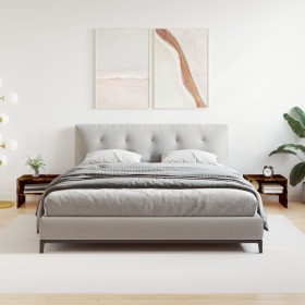 Nachttisch aus geräuchertem Eichensperrholz, 40 x 30 x 30 cm von vidaXL, Nachttische - Ref: Foro24-815238, Preis: 35,05 €, Ra...