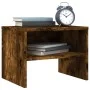 Nachttisch aus geräuchertem Eichensperrholz, 40 x 30 x 30 cm von vidaXL, Nachttische - Ref: Foro24-815238, Preis: 33,26 €, Ra...