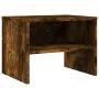 Nachttisch aus geräuchertem Eichensperrholz, 40 x 30 x 30 cm von vidaXL, Nachttische - Ref: Foro24-815238, Preis: 33,26 €, Ra...