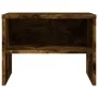 Nachttisch aus geräuchertem Eichensperrholz, 40 x 30 x 30 cm von vidaXL, Nachttische - Ref: Foro24-815238, Preis: 33,26 €, Ra...