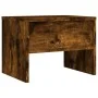 Nachttisch aus geräuchertem Eichensperrholz, 40 x 30 x 30 cm von vidaXL, Nachttische - Ref: Foro24-815238, Preis: 33,26 €, Ra...