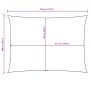 Toldo de vela rectangular tela Oxford naranja 2x3,5 m