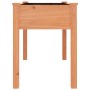 Planter with solid brown fir wood lining 118x59x76 cm by vidaXL, Pots and planters - Ref: Foro24-364234, Price: 74,28 €, Disc...