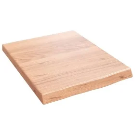 Estante pared madera roble tratada marrón claro 40x50x(2-4) cm by vidaXL, Shelves and shelves - Ref: Foro24-363633, Price: 32...