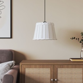 White wicker ceiling lamp shade Ø30x20 cm by vidaXL, Lampshades - Ref: Foro24-364367, Price: 27,18 €, Discount: %