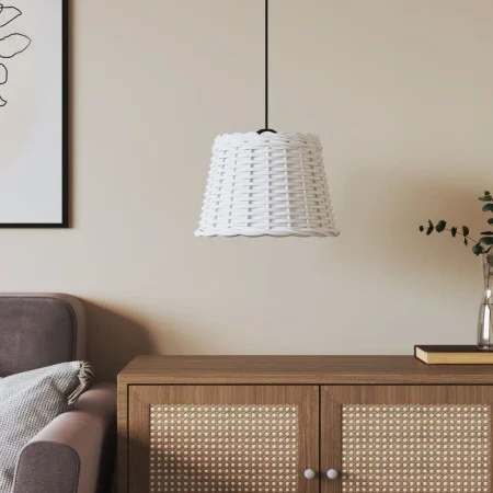 White wicker ceiling lamp shade Ø30x20 cm by vidaXL, Lampshades - Ref: Foro24-364367, Price: 26,75 €, Discount: %