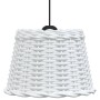 Weißer Deckenlampenschirm aus Korbgeflecht, Ø30x20 cm von vidaXL, Lampenschirme - Ref: Foro24-364367, Preis: 27,18 €, Rabatt: %