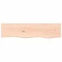 Wandregal aus unbehandeltem massivem Eichenholz, 80 x 20 x 6 cm von vidaXL, Regale und Regale - Ref: Foro24-363541, Preis: 45...