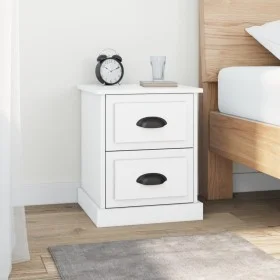 Nightstands 2 pcs white plywood 39x39x47.5cm by vidaXL, Nightstands - Ref: Foro24-816145, Price: 80,49 €, Discount: %