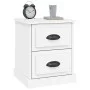 Nachttische, 2 Stück, weißes Sperrholz, 39 x 39 x 47,5 cm von vidaXL, Nachttische - Ref: Foro24-816145, Preis: 80,59 €, Rabat...