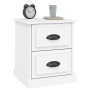 Nachttische, 2 Stück, weißes Sperrholz, 39 x 39 x 47,5 cm von vidaXL, Nachttische - Ref: Foro24-816145, Preis: 81,58 €, Rabat...