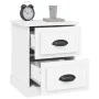 Nachttische, 2 Stück, weißes Sperrholz, 39 x 39 x 47,5 cm von vidaXL, Nachttische - Ref: Foro24-816145, Preis: 80,59 €, Rabat...
