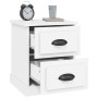 Nachttische, 2 Stück, weißes Sperrholz, 39 x 39 x 47,5 cm von vidaXL, Nachttische - Ref: Foro24-816145, Preis: 81,58 €, Rabat...