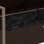 2-seater garden bench with brown synthetic rattan cushions by vidaXL, garden benches - Ref: Foro24-364113, Price: 153,78 €, D...