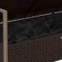 2-seater garden bench with brown synthetic rattan cushions by vidaXL, garden benches - Ref: Foro24-364113, Price: 169,53 €, D...