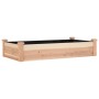 Raised planter box with solid fir wood lining 120x60x25 cm by vidaXL, Pots and planters - Ref: Foro24-364289, Price: 49,55 €,...
