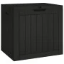 Black polypropylene garden storage box 55.5x43x53 cm by vidaXL, Outdoor storage boxes - Ref: Foro24-364164, Price: 86,04 €, D...