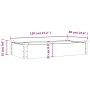 Raised planter box with solid fir wood lining 120x60x25 cm by vidaXL, Pots and planters - Ref: Foro24-364289, Price: 49,55 €,...