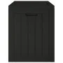 Caja de almacenaje de jardín polipropileno negra 55,5x43x53 cm de vidaXL, Cajas de almacenaje para exteriores - Ref: Foro24-3...