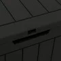 Black polypropylene garden storage box 55.5x43x53 cm by vidaXL, Outdoor storage boxes - Ref: Foro24-364164, Price: 86,04 €, D...
