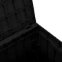 Black polypropylene garden storage box 55.5x43x53 cm by vidaXL, Outdoor storage boxes - Ref: Foro24-364164, Price: 86,04 €, D...