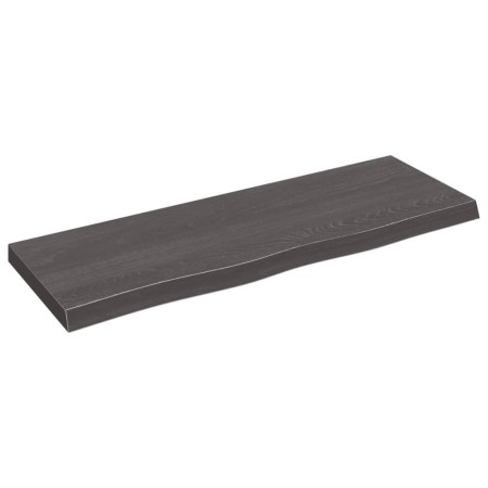 Wandregal behandeltes Eichenholz dunkelbraun 80x30x(2-4) cm von vidaXL, Regale und Regale - Ref: Foro24-363783, Preis: 30,07 ...