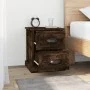 Nachttisch, 2 Stück, Raucheichensperrholz, 39 x 39 x 47,5 cm von vidaXL, Nachttische - Ref: Foro24-816155, Preis: 67,93 €, Ra...