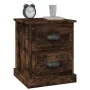 Nachttisch, 2 Stück, Raucheichensperrholz, 39 x 39 x 47,5 cm von vidaXL, Nachttische - Ref: Foro24-816155, Preis: 67,93 €, Ra...