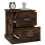 Nachttisch, 2 Stück, Raucheichensperrholz, 39 x 39 x 47,5 cm von vidaXL, Nachttische - Ref: Foro24-816155, Preis: 67,93 €, Ra...