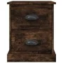 Nachttisch, 2 Stück, Raucheichensperrholz, 39 x 39 x 47,5 cm von vidaXL, Nachttische - Ref: Foro24-816155, Preis: 67,93 €, Ra...