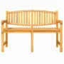 Banco de jardín madera maciza de teca 149,5x60x90 cm de vidaXL, Bancos de jardín - Ref: Foro24-364409, Precio: 257,66 €, Desc...
