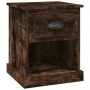 Nachttisch aus geräuchertem Eichensperrholz 39x39x47,5cm von vidaXL, Nachttische - Ref: Foro24-816138, Preis: 31,47 €, Rabatt: %