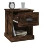 Nachttisch aus geräuchertem Eichensperrholz 39x39x47,5cm von vidaXL, Nachttische - Ref: Foro24-816138, Preis: 31,47 €, Rabatt: %