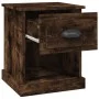 Nachttisch aus geräuchertem Eichensperrholz 39x39x47,5cm von vidaXL, Nachttische - Ref: Foro24-816138, Preis: 31,47 €, Rabatt: %