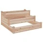 Jardinera arriate madera maciza abeto 120x120x56 cm de vidaXL, Maceteros y jardineras - Ref: Foro24-364304, Precio: 104,47 €,...