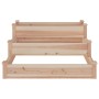 Jardinera arriate madera maciza abeto 120x120x56 cm de vidaXL, Maceteros y jardineras - Ref: Foro24-364304, Precio: 90,41 €, ...