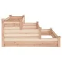 Jardinera arriate madera maciza abeto 120x120x56 cm de vidaXL, Maceteros y jardineras - Ref: Foro24-364304, Precio: 104,47 €,...