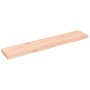 Wandregal aus unbehandeltem massivem Eichenholz, 100 x 20 x 4 cm von vidaXL, Regale und Regale - Ref: Foro24-363558, Preis: 6...